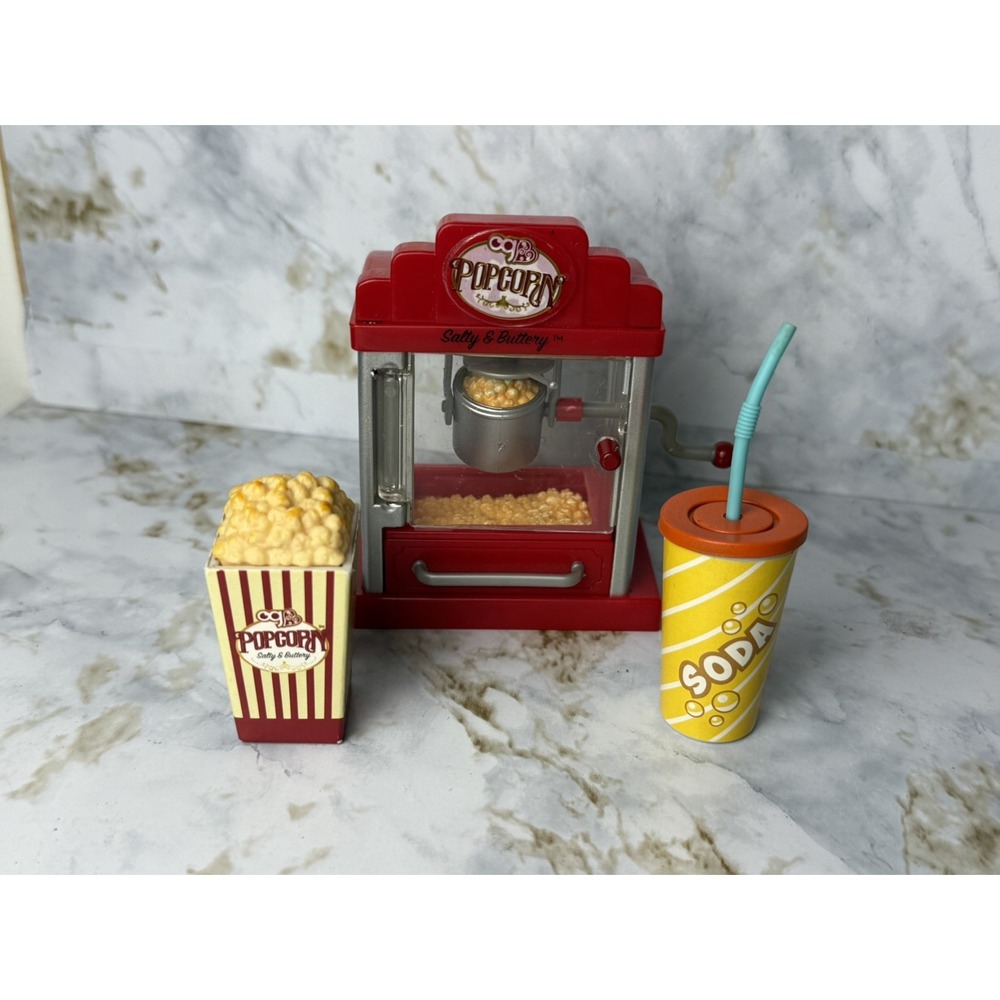 Our Generation Popcorn Machine & Movie Snacks For 18" Doll American Girl Retro